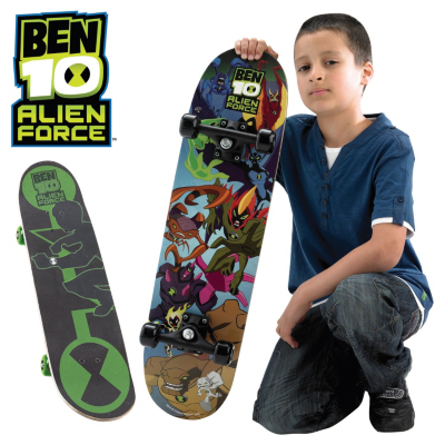 Ben 10 Alien Force Skateboard, Multi-coloured