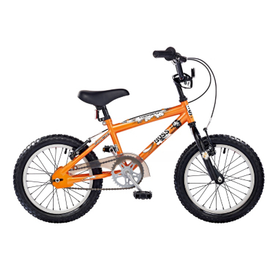 Boys BOSS 16in Wheel Missile BMX Bike, Orange