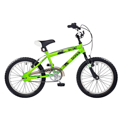 Boss Scud Boys BMX - 18ins Wheel, Green 0541W18