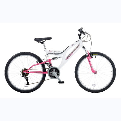 Vogue 24in Wheel Dual Suspension Bike,