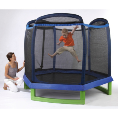 Sportspower 7ft Junior Trampoline, Blue and