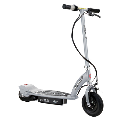 Razor E100 Electric Scooter - Silver, Silver