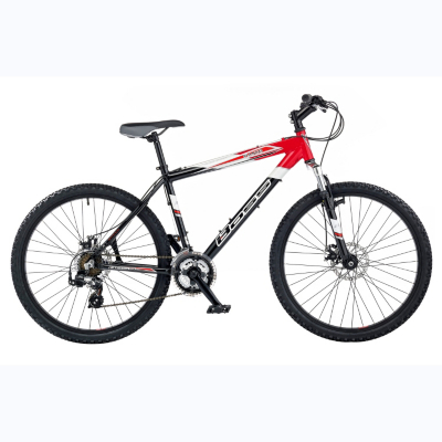 Boss Panic Mens 26ins Wheels Mountain Bike, Red