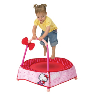 Trampoline, Pink, Red and White