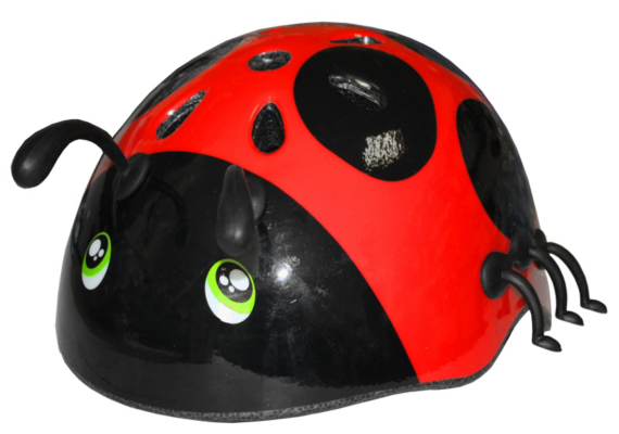 Ozbozz Kids Ladybug Cycle Helmet, Pink or Red