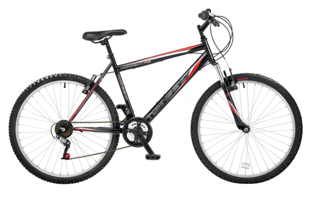 Townsend Torrent Fs Mens Mountain Bike, Black