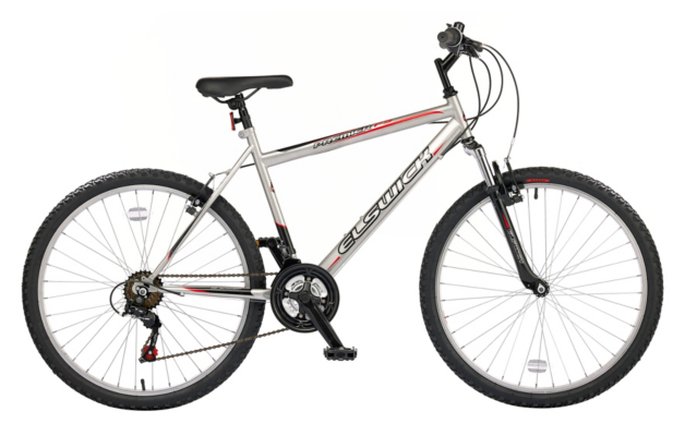 Elswick Premier Mens Mountain Bike, Silver 265200
