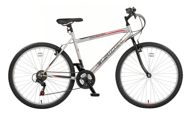 Elswick Premier Fs Mens Mountain Bike, Silver