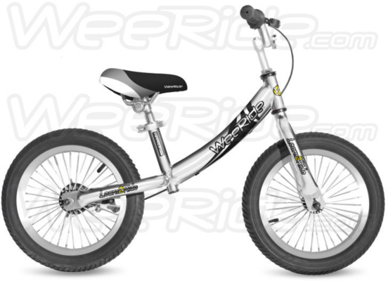 WeeRide Deluxe Balance Bike - Silver, Silver 81491