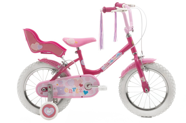 Heartz Girls Bike - 14 inch Wheels, 9 inch
