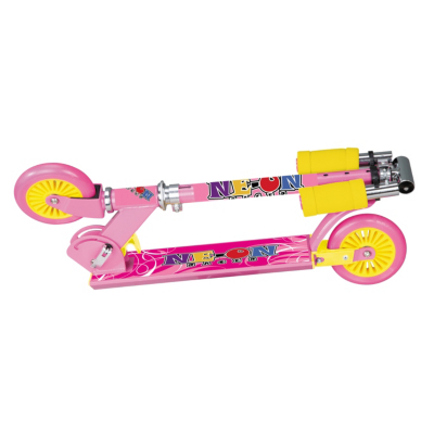 Racer Inline Scooter - Pink, Pink and