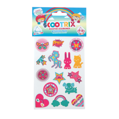 Scootrix Sticker Pack - Girls, Multi SCSTICK-G01