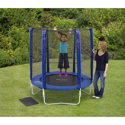 6ft Trampoline and Enclosure - Blue