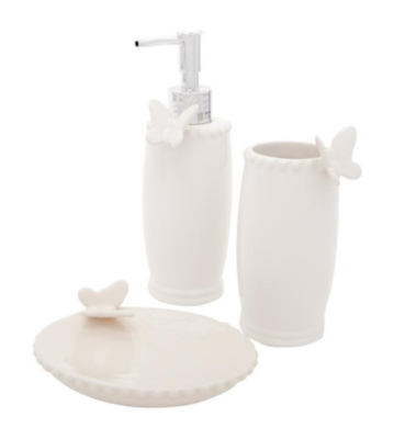 Bathroom Range Butterfly Bathroom Accessories ASDA direct