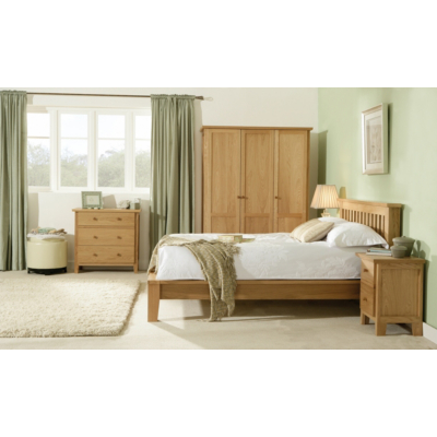 Amber Double Wide Chest Of Drawers - Solid Oak