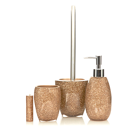 George Home Gold Glitter Bathroom Accessories Bathroom George Home Gold Glitter Bathroom Accessories Bathroom