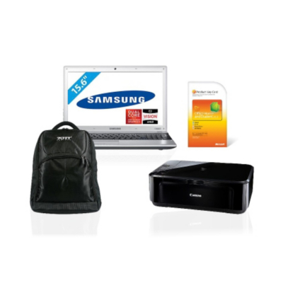 Samsung 4GB laptop with Canon Printer Microsoft