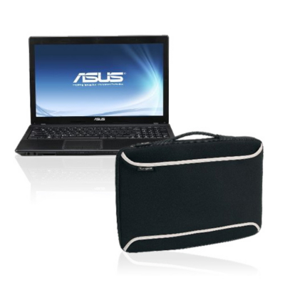 Asus LAPTOP SX155V with Targus Laptop Skin - Black