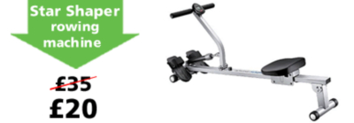 Star Shaper Rowing Machine