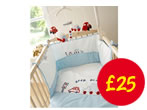 Red Kite Beep Beep Cosi Cot Bedding