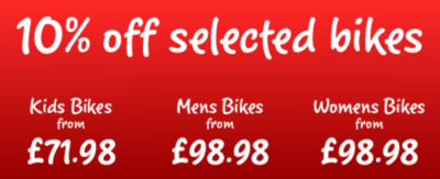 10% Off Bikes