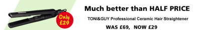 Toni and Guy hair straighteners