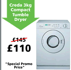 Creda 3kg Compact Tumble Dryer