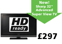 New! Sharp 32inch Advanced Super View HD LCD TV