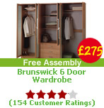 Brunswick 6 Door Wardrobe