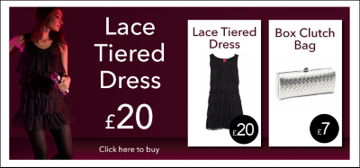 Women's Laced Tiered Dress