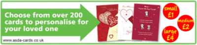 Choose from a range of over 200 cards to personalise for your loved one
