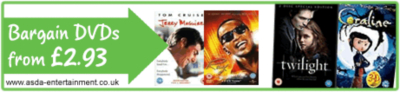 DVDs from &pound;2.93