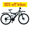10% off Bikes