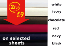 2 for £9 on selected sheets