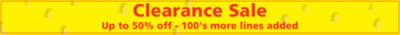 Fantastic Savings in Our Clearance