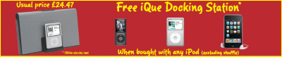 Free iPod speakers promotion