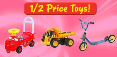 toy department banner