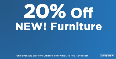 New- 20% Off All New Ranges