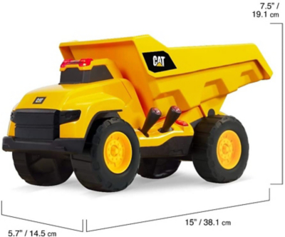 CAT Mighty Motorised Dump Truck Toys Character George at ASDA