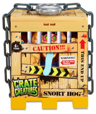 crate creatures surprise snort hog