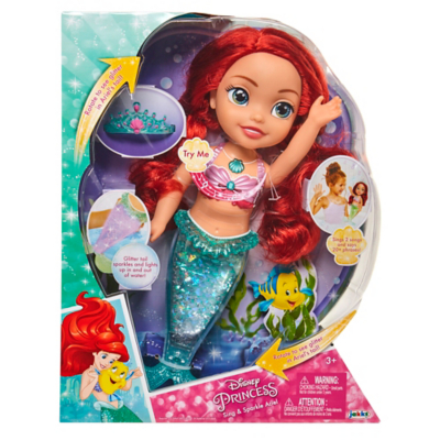 swimming ariel doll asda