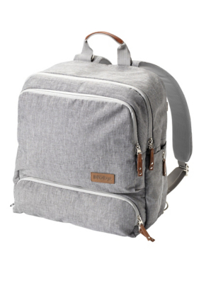 grey rucksack changing bag