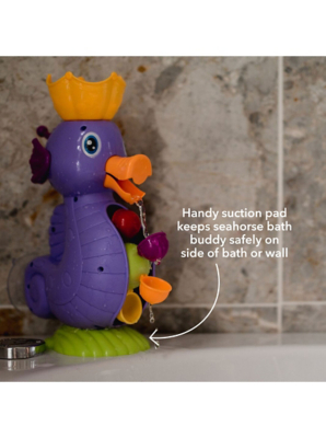nuby seahorse bath toy