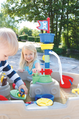 little tikes pirate ship water table asda