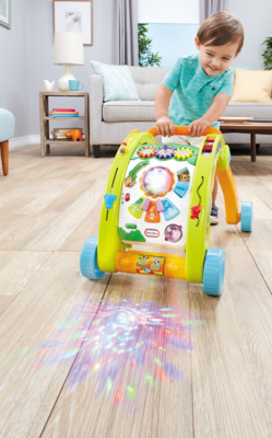 wooden baby walker asda