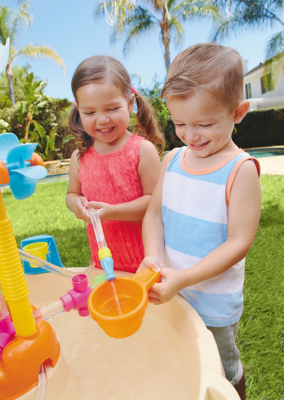 little tikes fountain factory water table asda