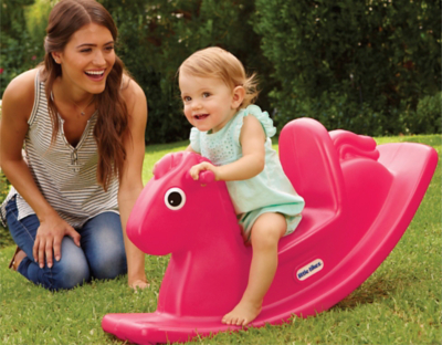 little tikes rocking horse pink