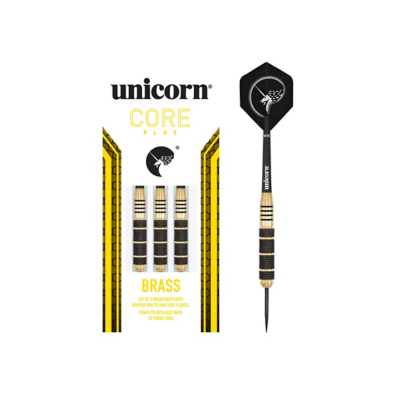 George Unicorn Core Plus Win Brass Darts - Black