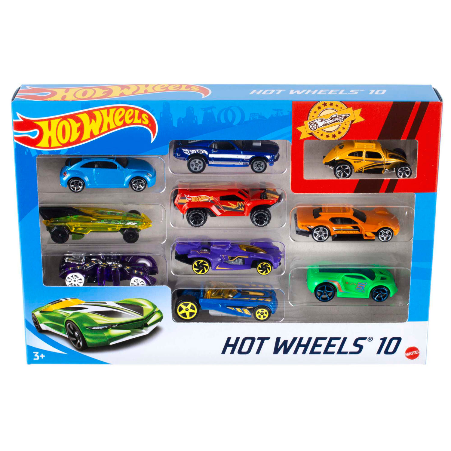 Hot Wheels 10 Car Set