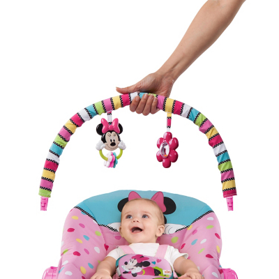 minnie mouse peekaboo infant to toddler rocker